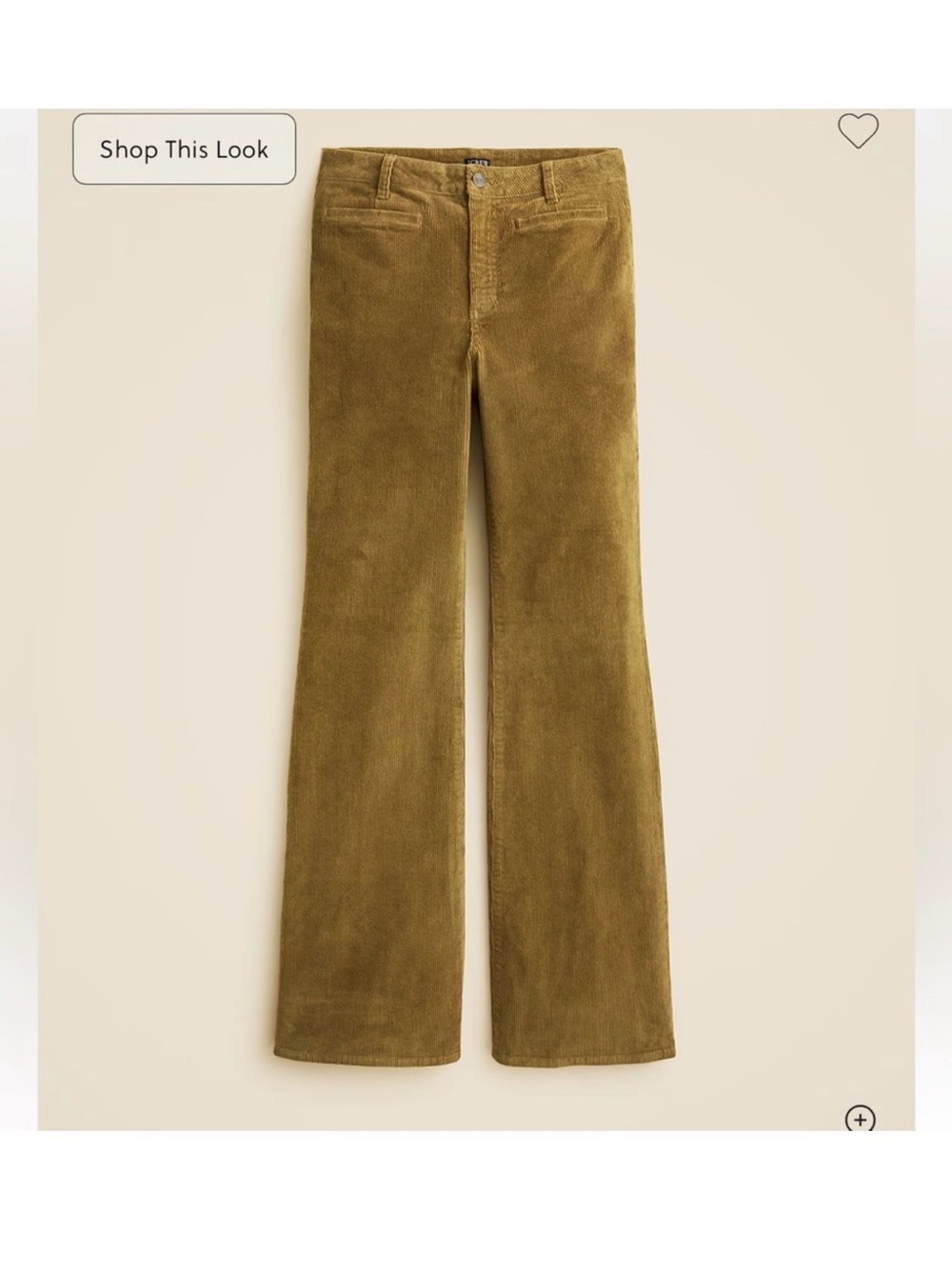 J. Crew Corduroy Pants in Olive Green (new!)